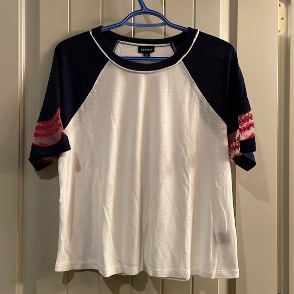 Short Sleeve Raglan Torrid Shirt - Picture 1 of 5